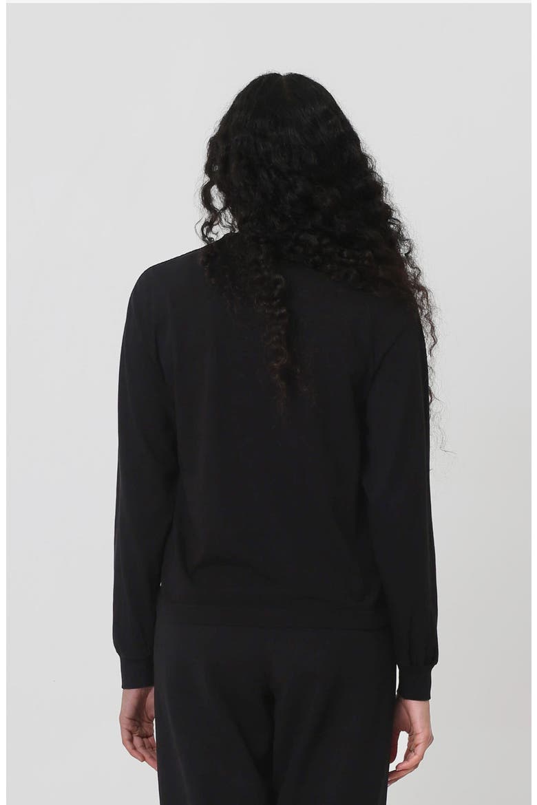 Long Sleeve Trash Tee, Alternate, color, Black