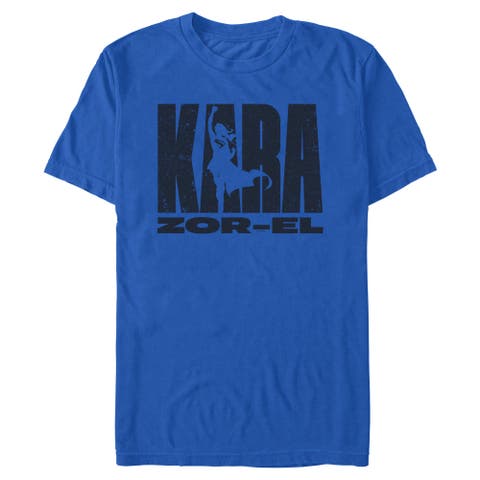 Men's Supergirl Kara Zor-El Silhouette  Graphic T-Shirt