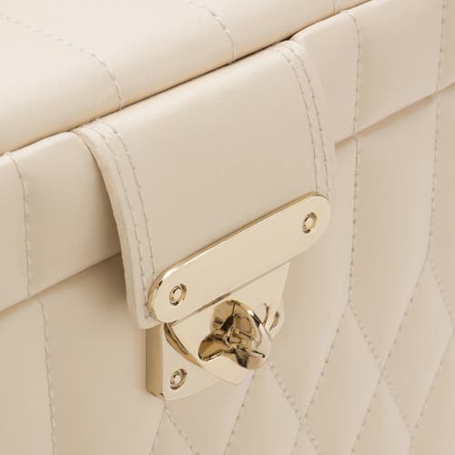 Wolf Caroline Large Jewelry Case In White