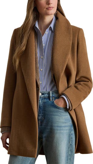 Lauren Ralph Lauren Wool Blend Wrap Coat Nordstrom