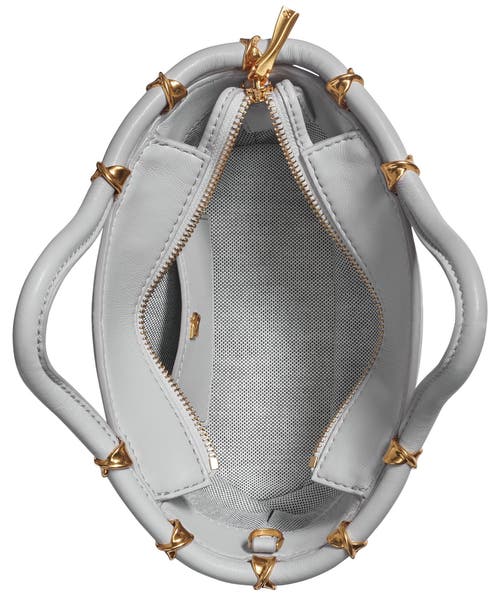 Donna Karan Chiffon Crossbody Bag In Pearl Grey