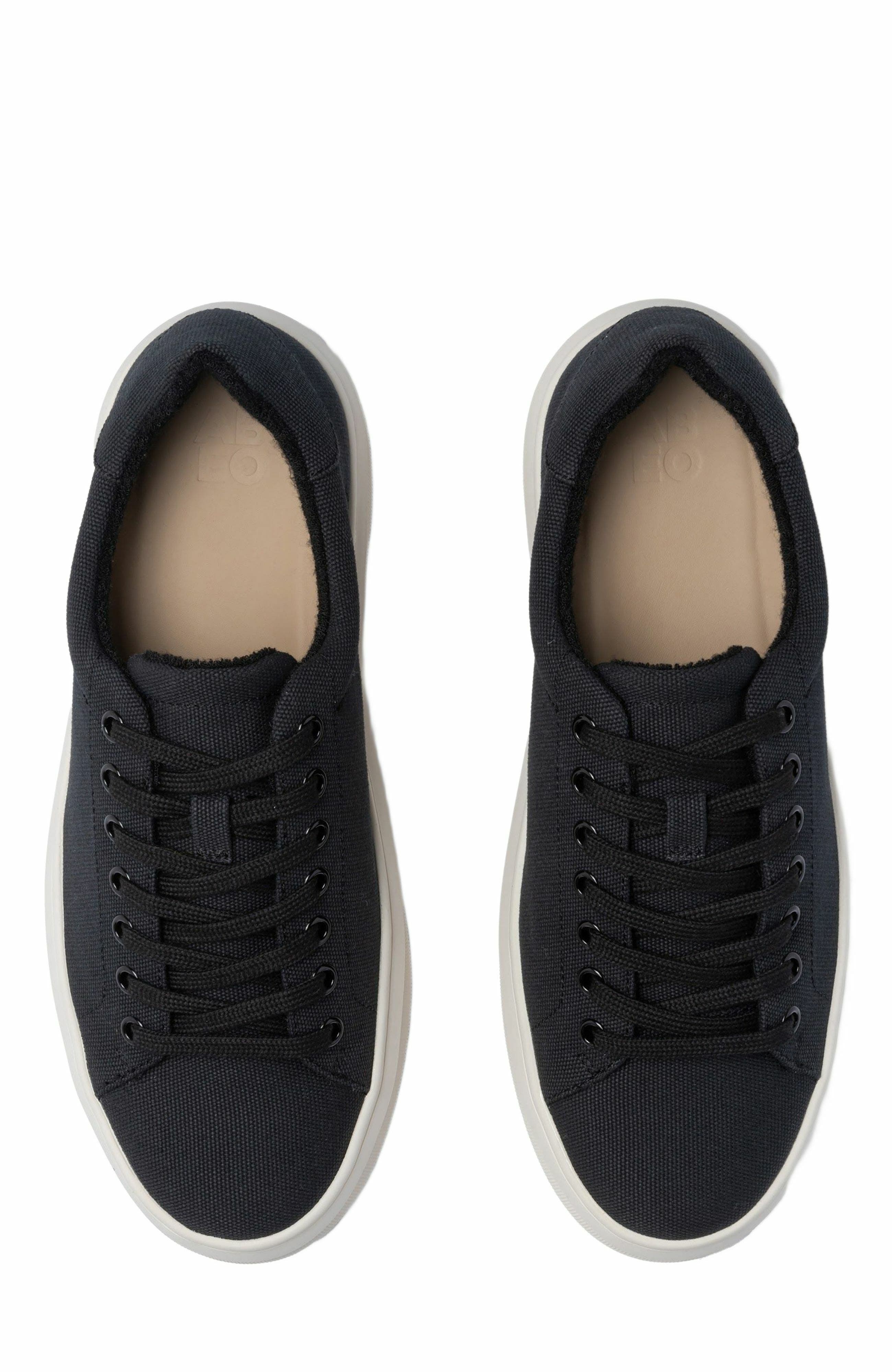 ABEO Jumpstreet Sneaker, Alternate, color, Black Canvas - Metatarsal