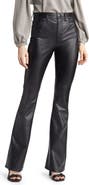 Veronica Beard Beverly Coated High Waist Skinny Flare Jeans