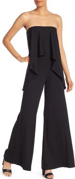 GO COUTURE Strapless Popover Jumpsuit