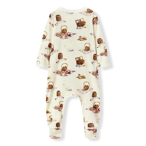 Milkbarn Organic Cotton Zipper Footed Romper