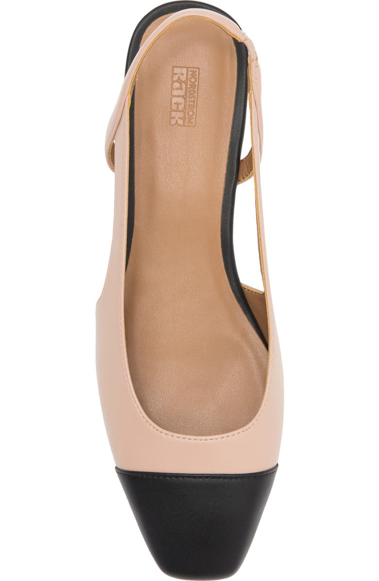 NORDSTROM RACK Blaire Slingback Pump, Alternate, color, Pink Ballet - Black