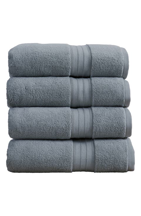 Premium Cotton 4-Pack Bath Towel Set