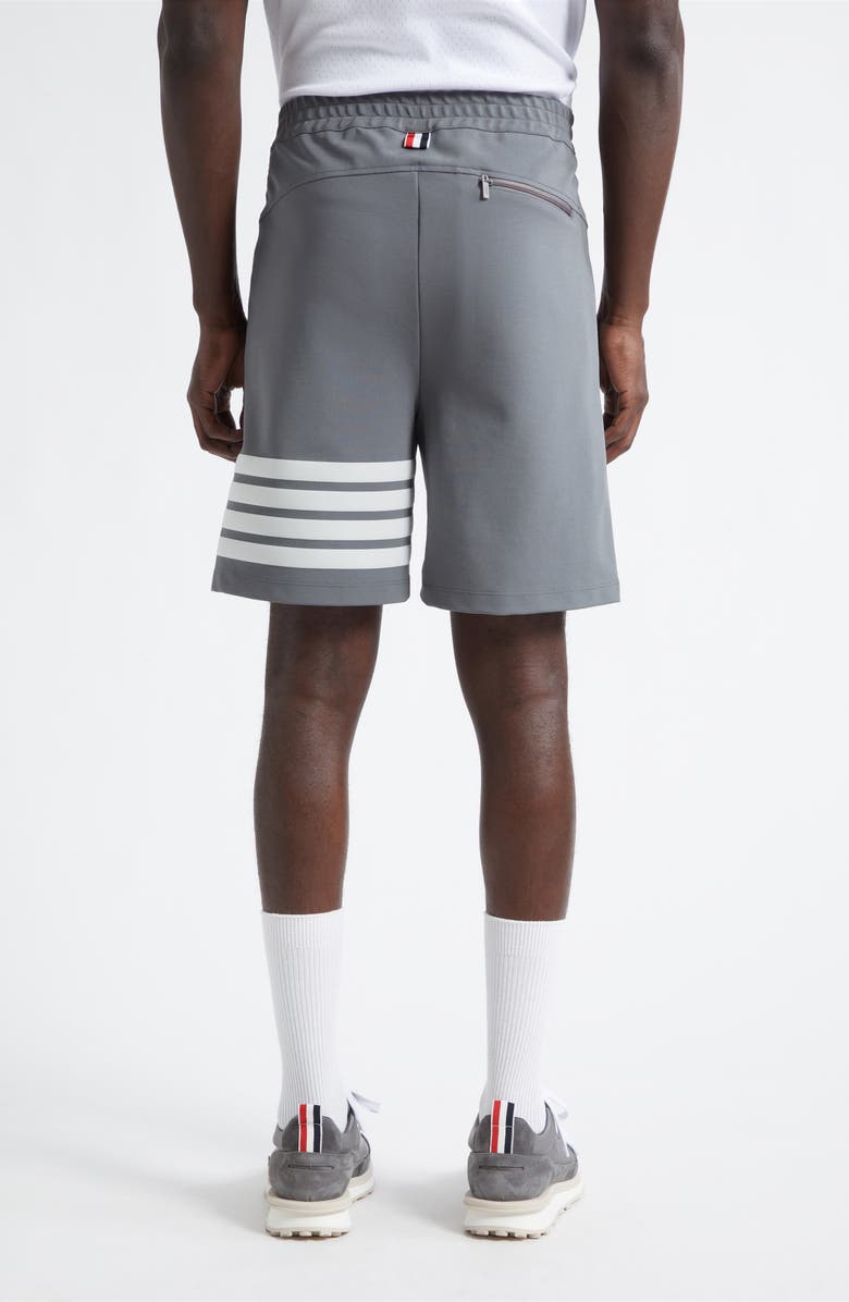 Thom Browne 4-Bar Tech Shorts, Alternate, color, Medium Grey