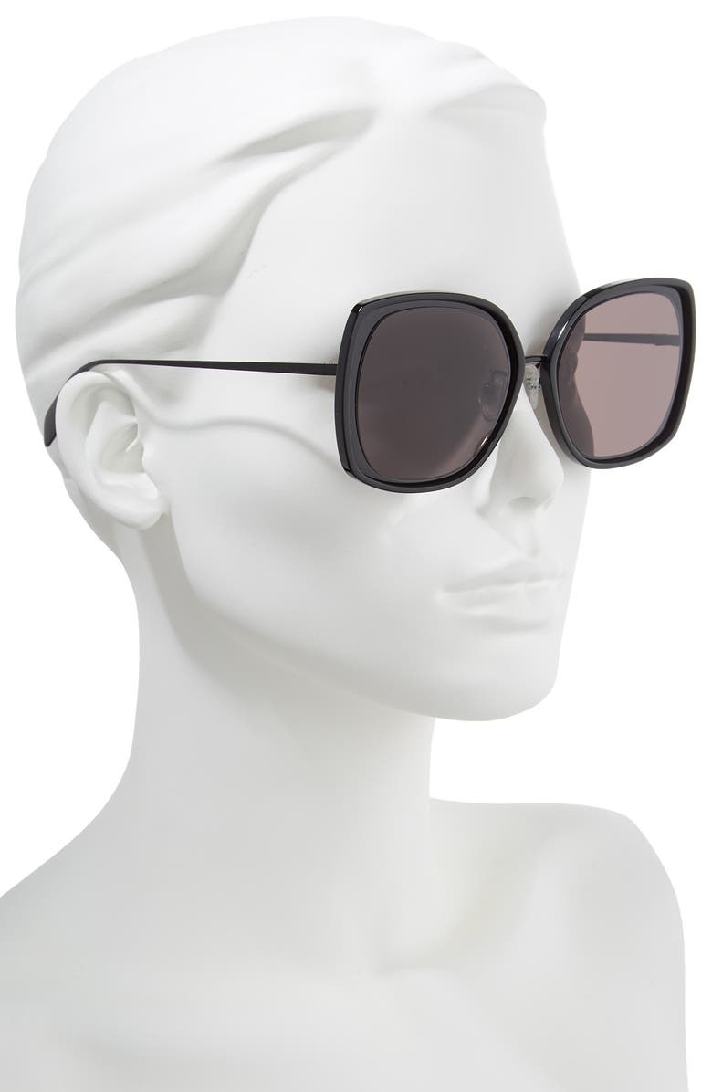 McQueen Alexander McQueen 57mm Square Sunglasses, Alternate, color, 