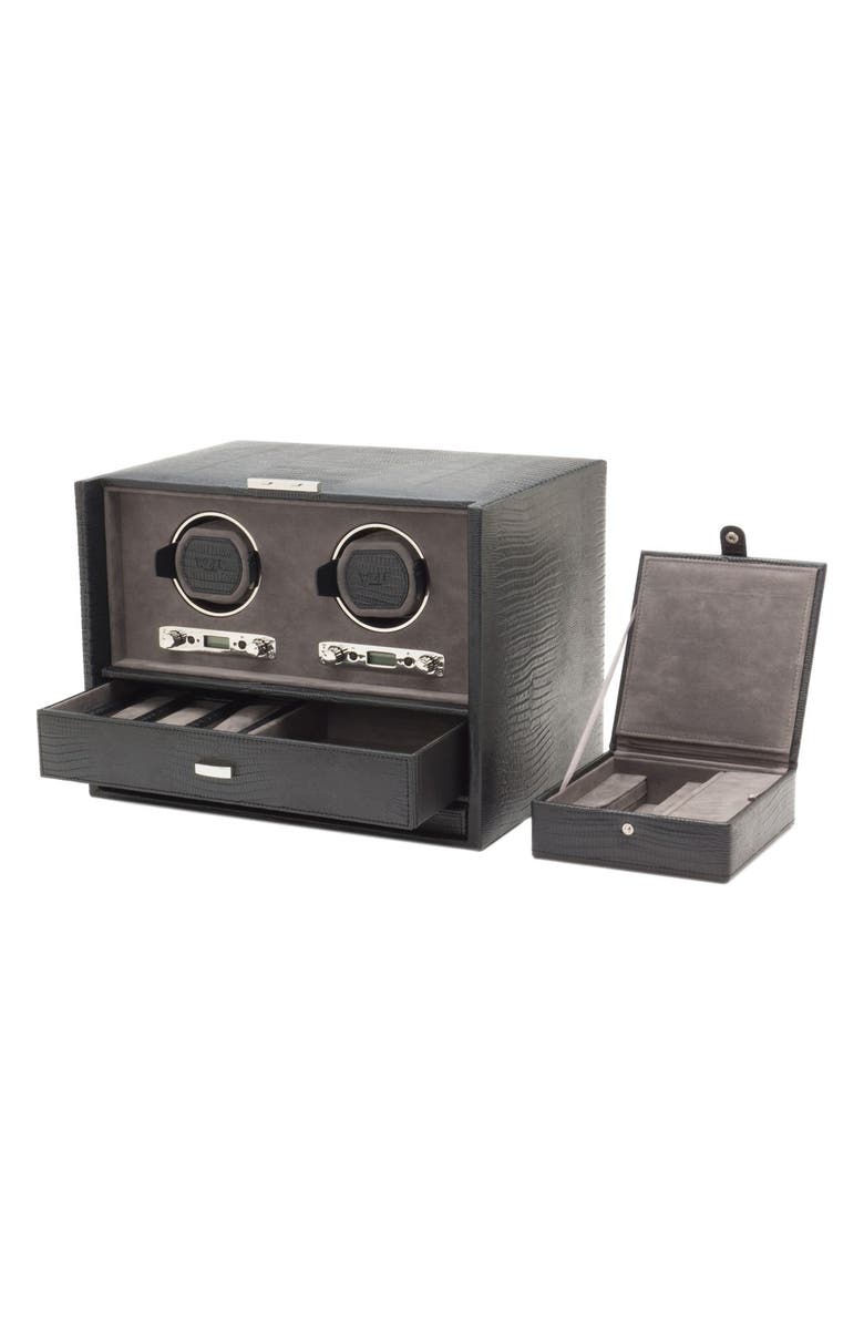 WOLF Blake Double Watch Winder & Case, Alternate, color, 