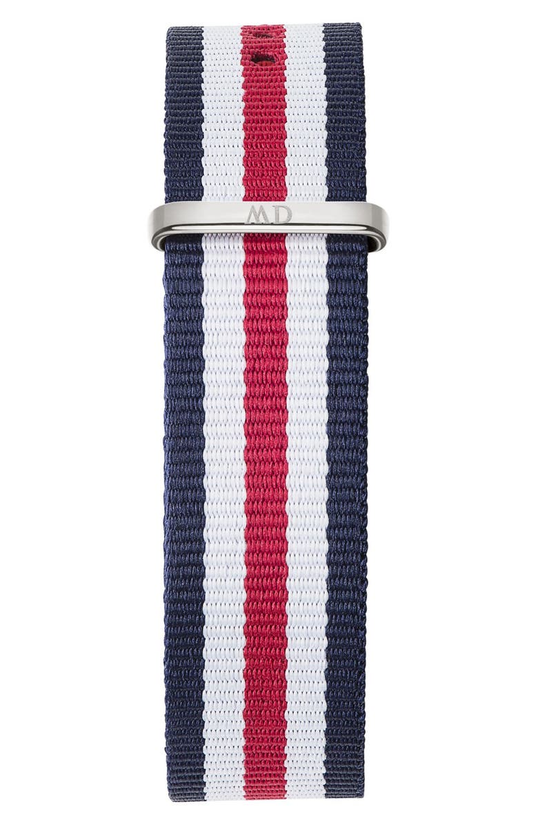 Daniel Wellington 'Classic Canterbury' 20mm NATO Watch Strap, Main, color, 