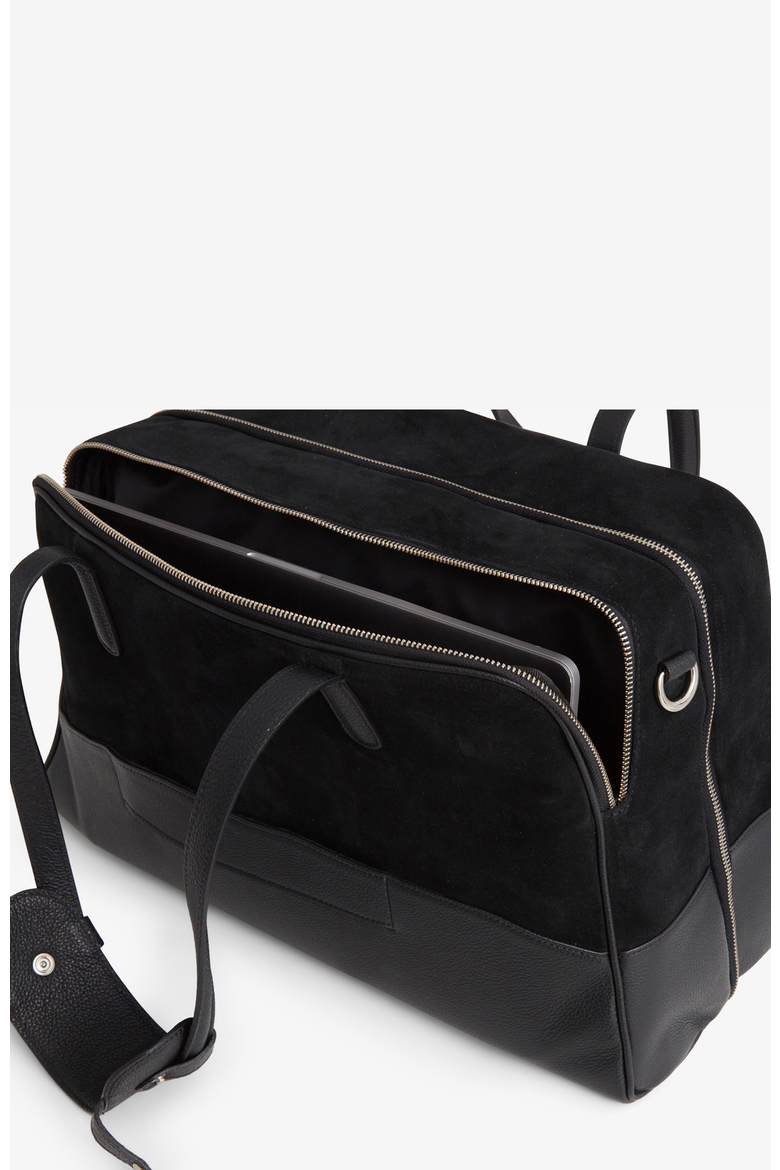 24 Hour Suitcase, Alternate, color, Black/Silver