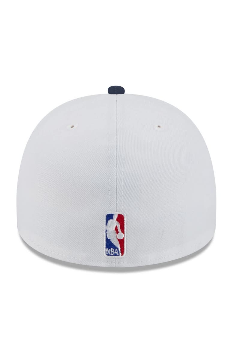 New Era Men's New Era White/Navy New Orleans Pelicans 2025 NBA Draft A-Frame 59FIFTY Fitted Hat, Alternate, color, White