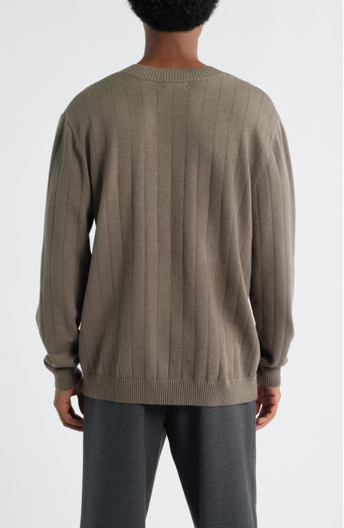 Open Edit V-neck Sweater In Brown