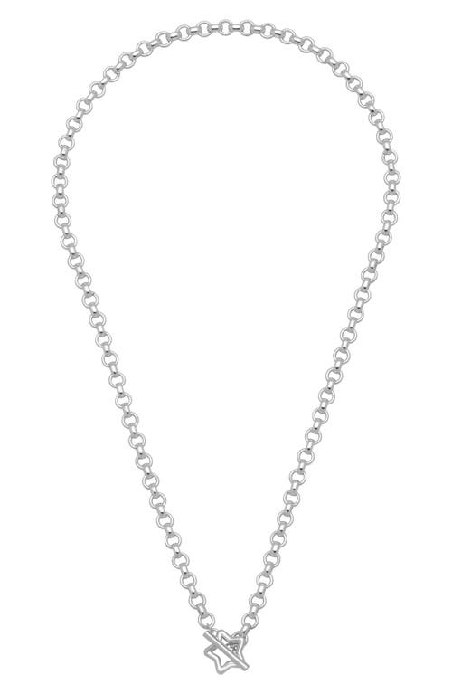Estella Bartlett Star T-bar Link Necklace In Metallic