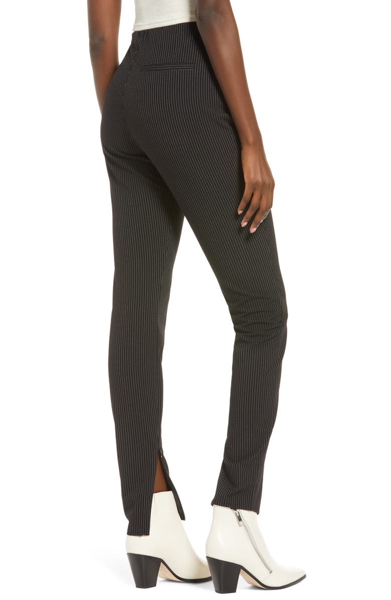 Open Edit Pinstripe Skinny Pants, Alternate, color, 