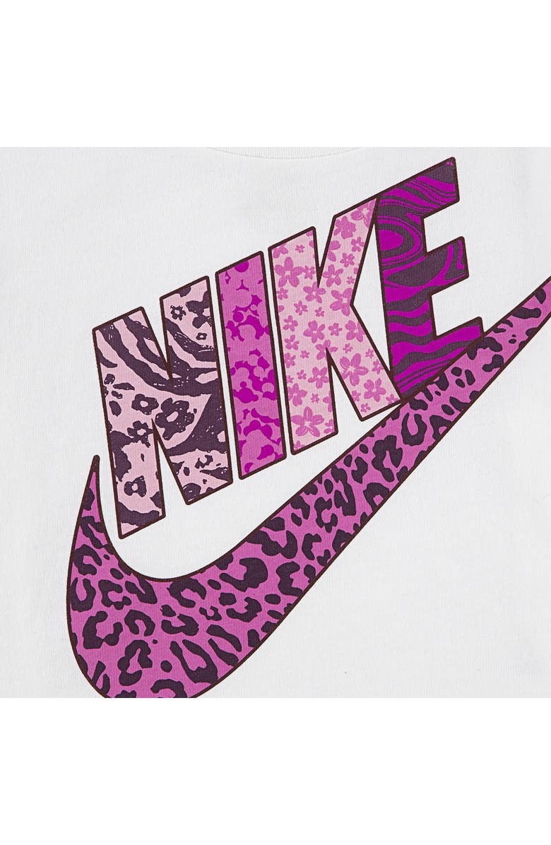 Nike Animal Print Futura Graphic Tee, Alternate, color, White
