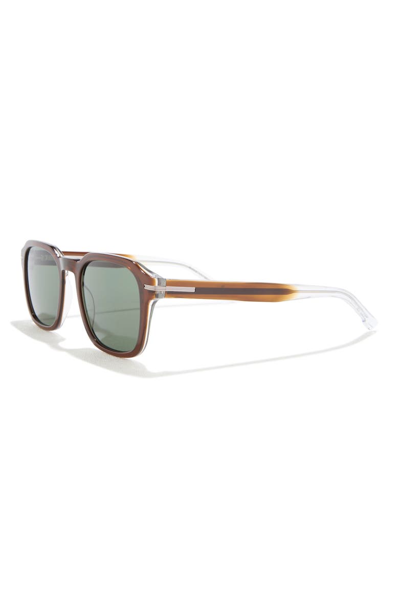 51mm Square Sunglasses, Alternate, color, BROWN