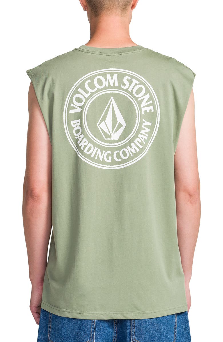 Volcom Drain You Sleeveless Graphic T-Shirt, Alternate, color, Brolive
