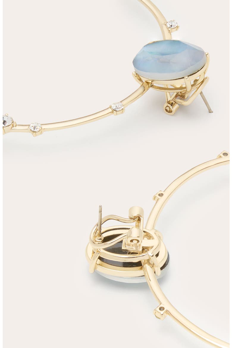 Lila Hoop Earrings, Alternate, color, MOTHER OF PEARL