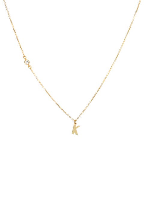 Initial Pendant Necklace