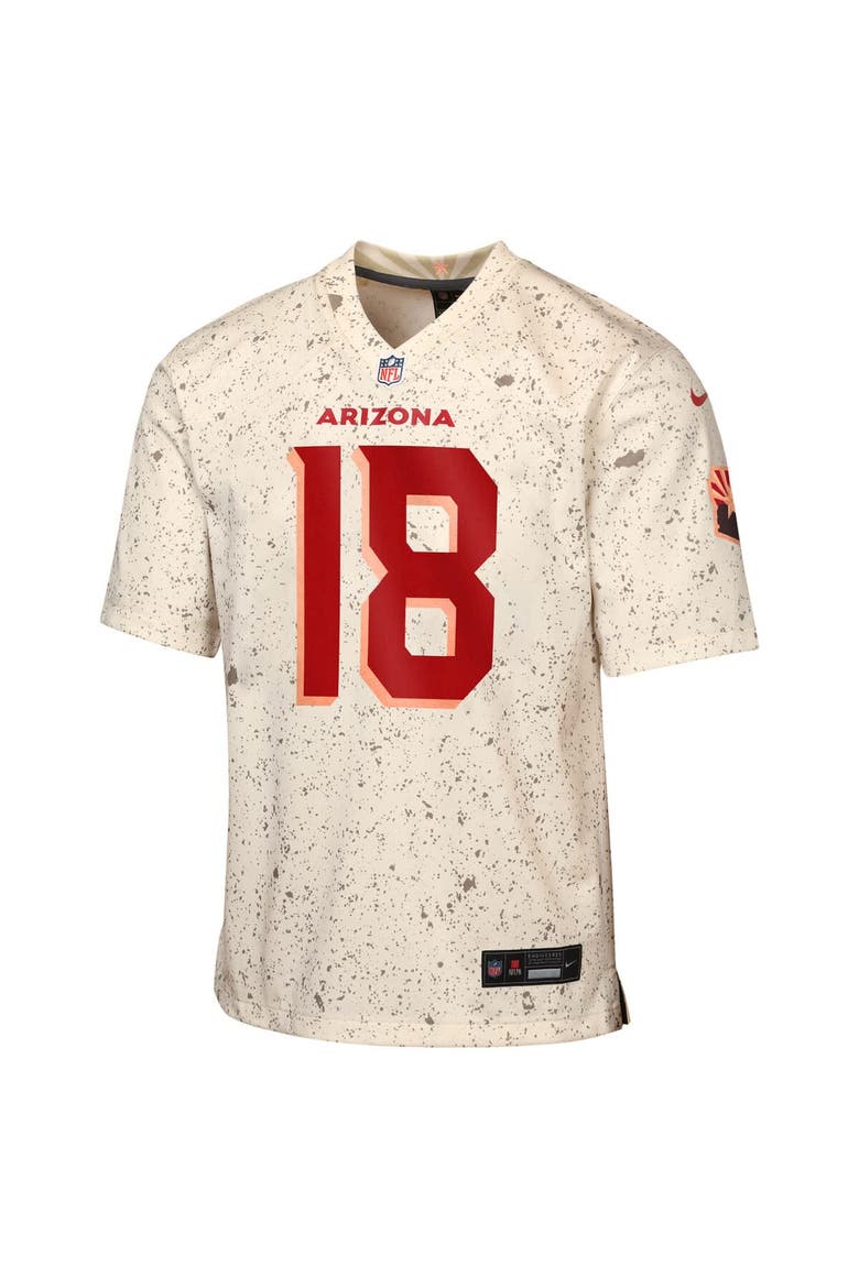 Youth Nike Marvin Harrison Jr. Natural Arizona Cardinals 2025 Rivalries Collection Game Jersey, Alternate, color, Natural