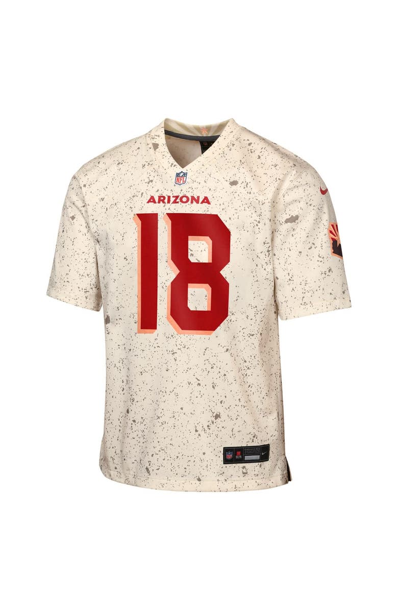 Nike Youth Nike Marvin Harrison Jr. Natural Arizona Cardinals 2025 Rivalries Collection Game Jersey, Alternate, color, Natural