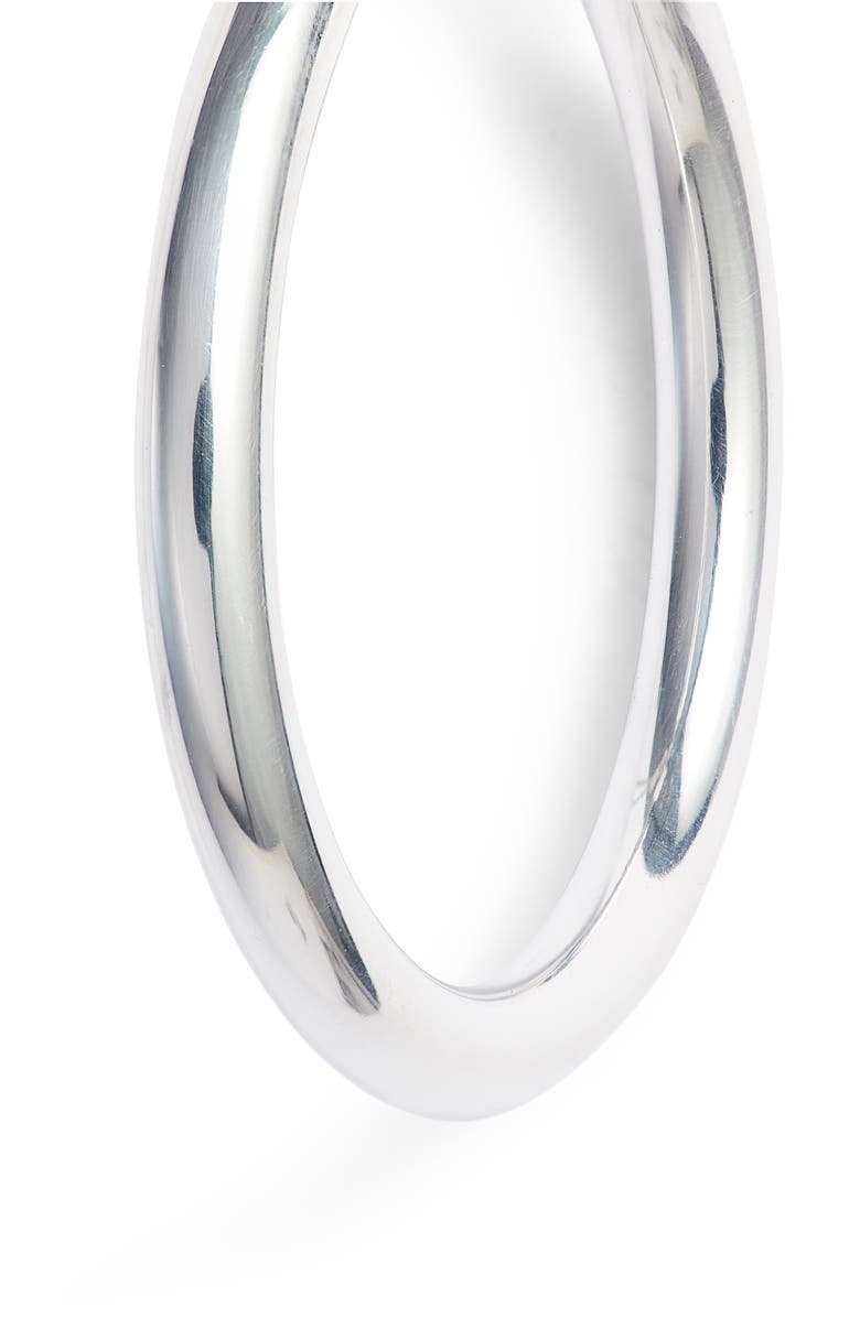 Jennifer Zeuner Lou Medium Hoop Earrings, Alternate, color, Silver