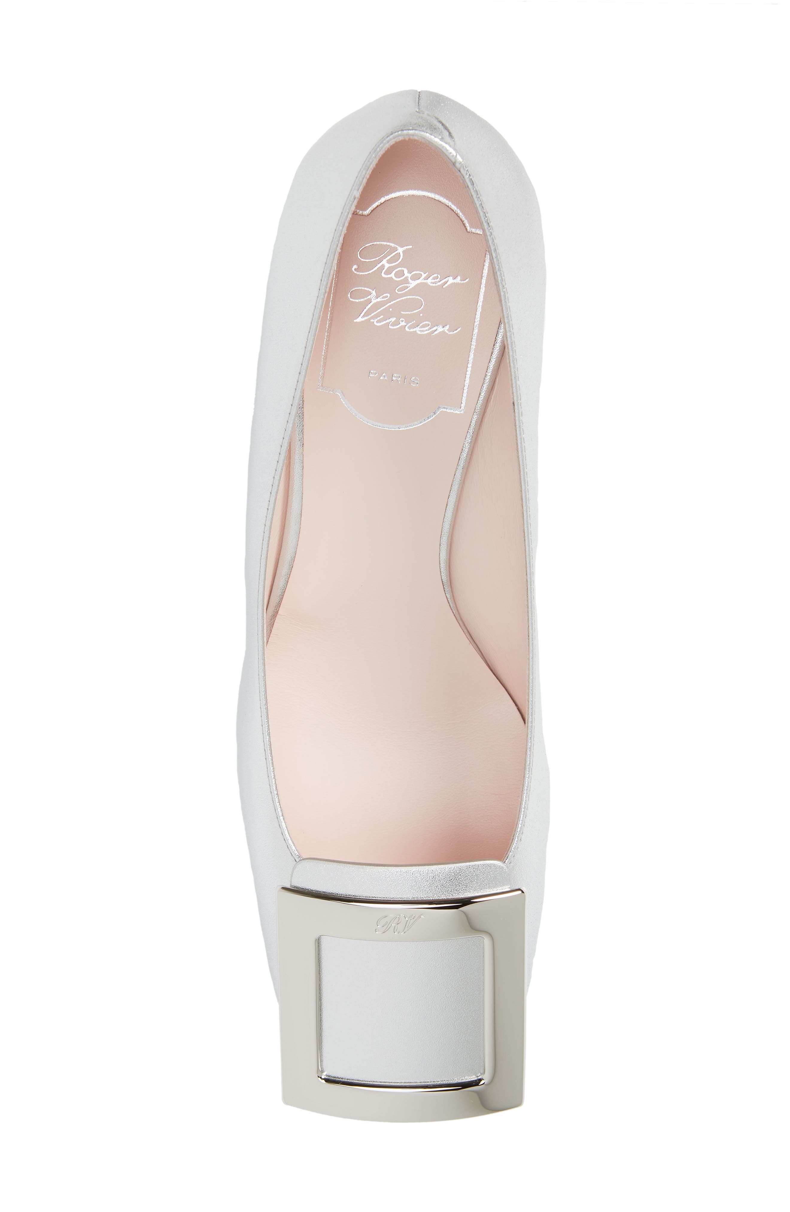 Roger Vivier Tres Vivier Block Heel Pump, Alternate, color, 