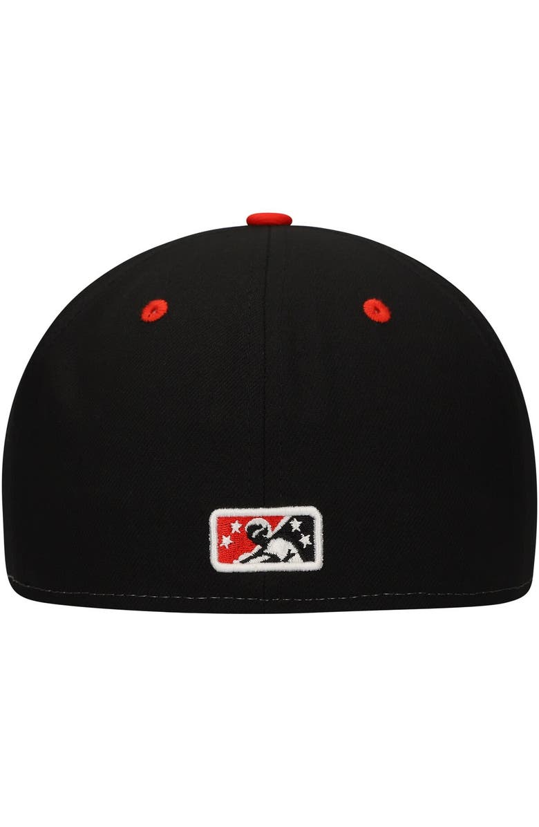 New Era Men's New Era White Avocados Luchadores de Down East Copa de la Diversión 59FIFTY Fitted Hat, Alternate, color, White