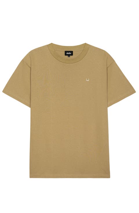 Mens Lil Smile Heavy Weight Cotton Tee