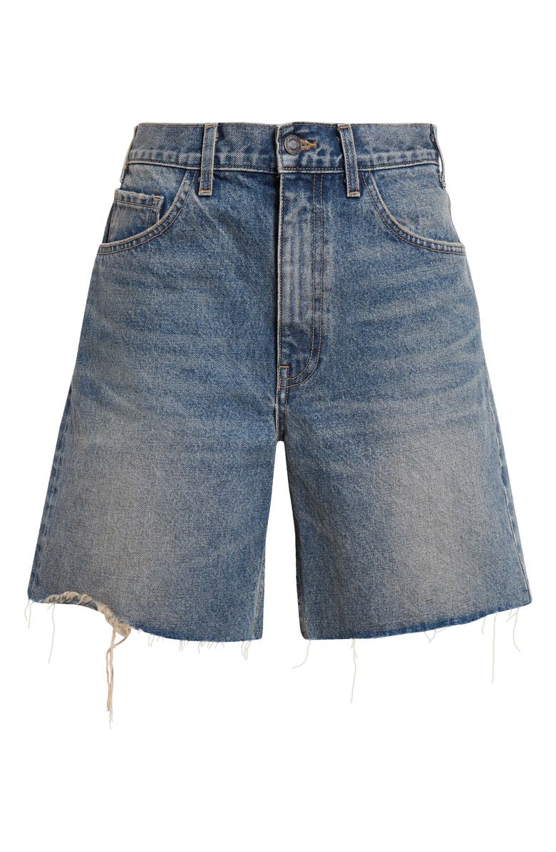 Nili Lotan Russel Denim Cutoff Shorts, Alternate, color, Summer Wash