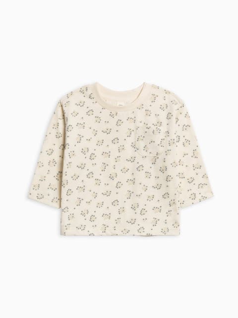 Organic Cotton Reese Drop Shoulder Tee (Toddler & Little Kids)