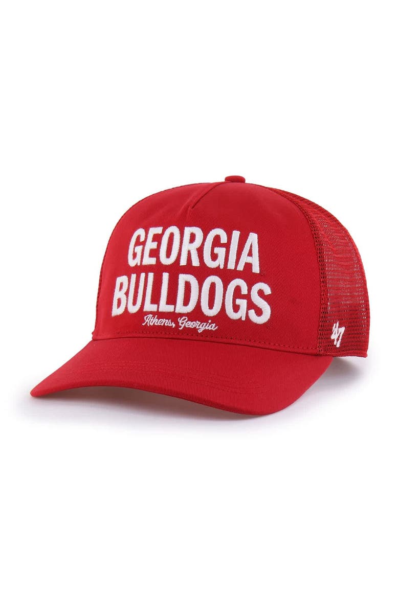 Men's '47 Red Georgia Bulldogs Contemporary Hitch Trucker Adjustable Hat, Main, color, Red