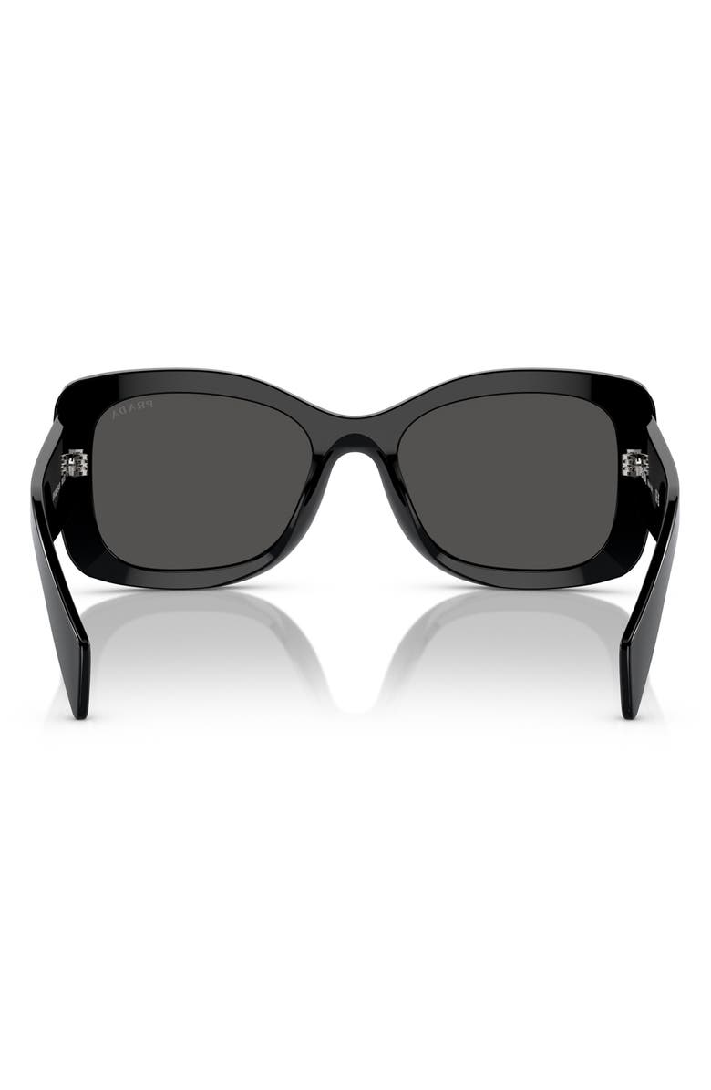 Prada 56mm Oval Sunglasses, Alternate, color, 