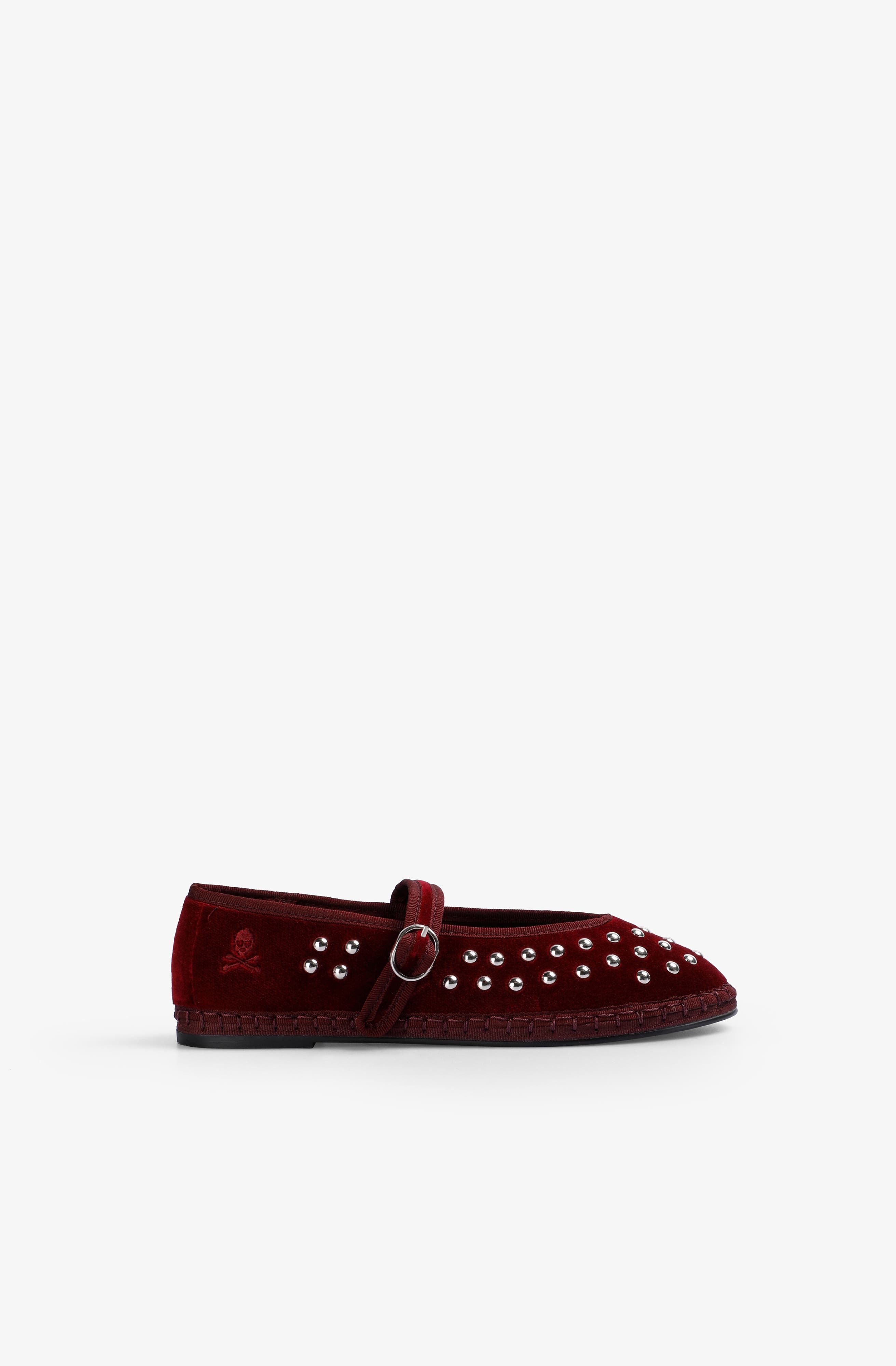 Scalpers Scstudsstrap Slipper, Main, color, Burgundy