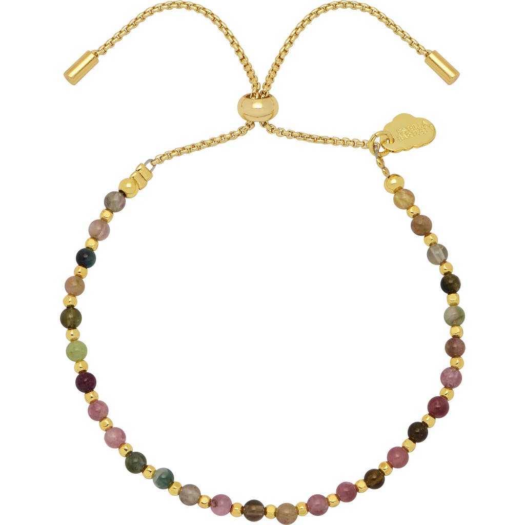 Estella Bartlett Amelia Beaded Slide Bracelet In Gold