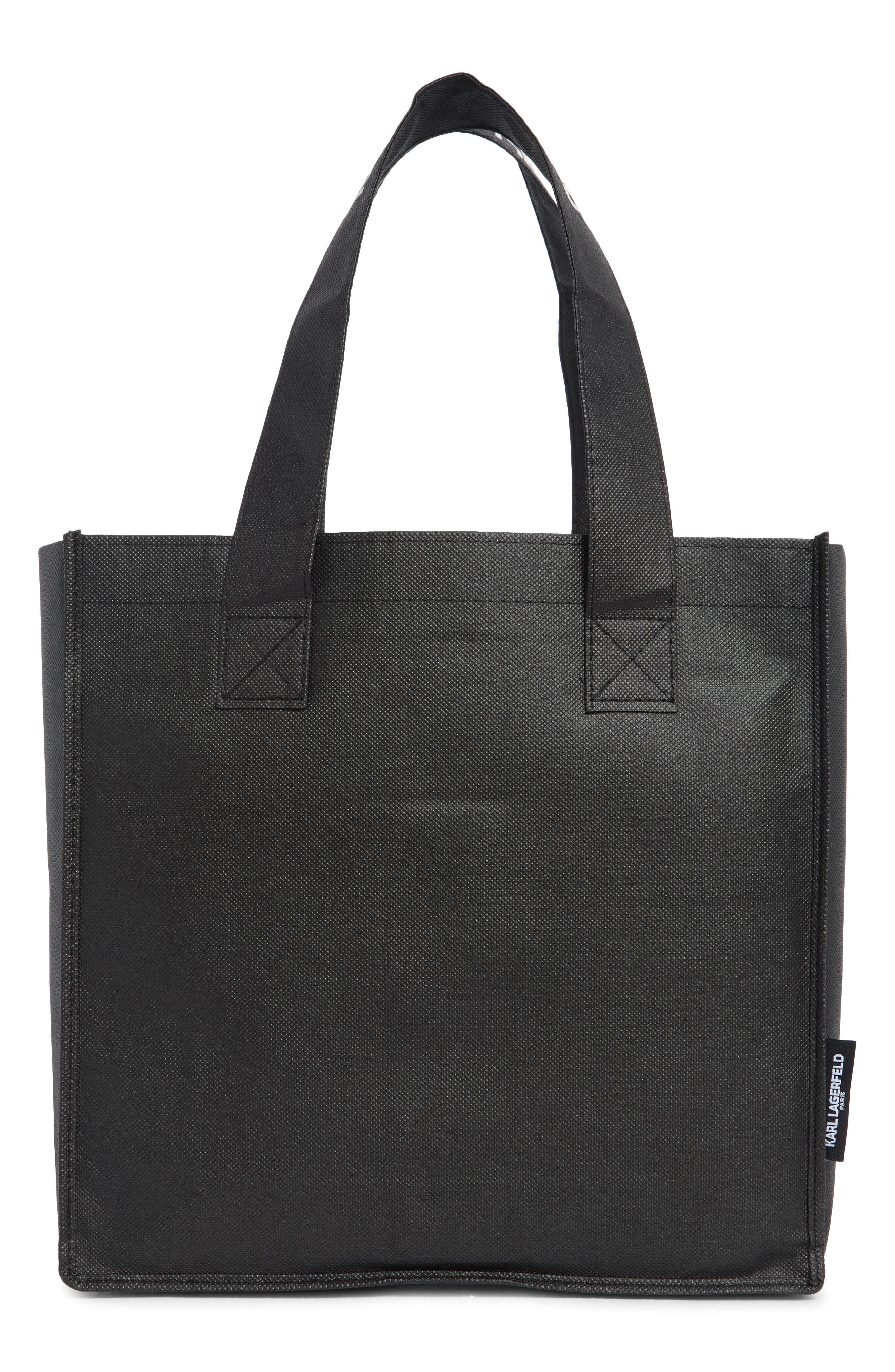 KARL LAGERFELD Ruched Faux Fur Duvet Cover Set