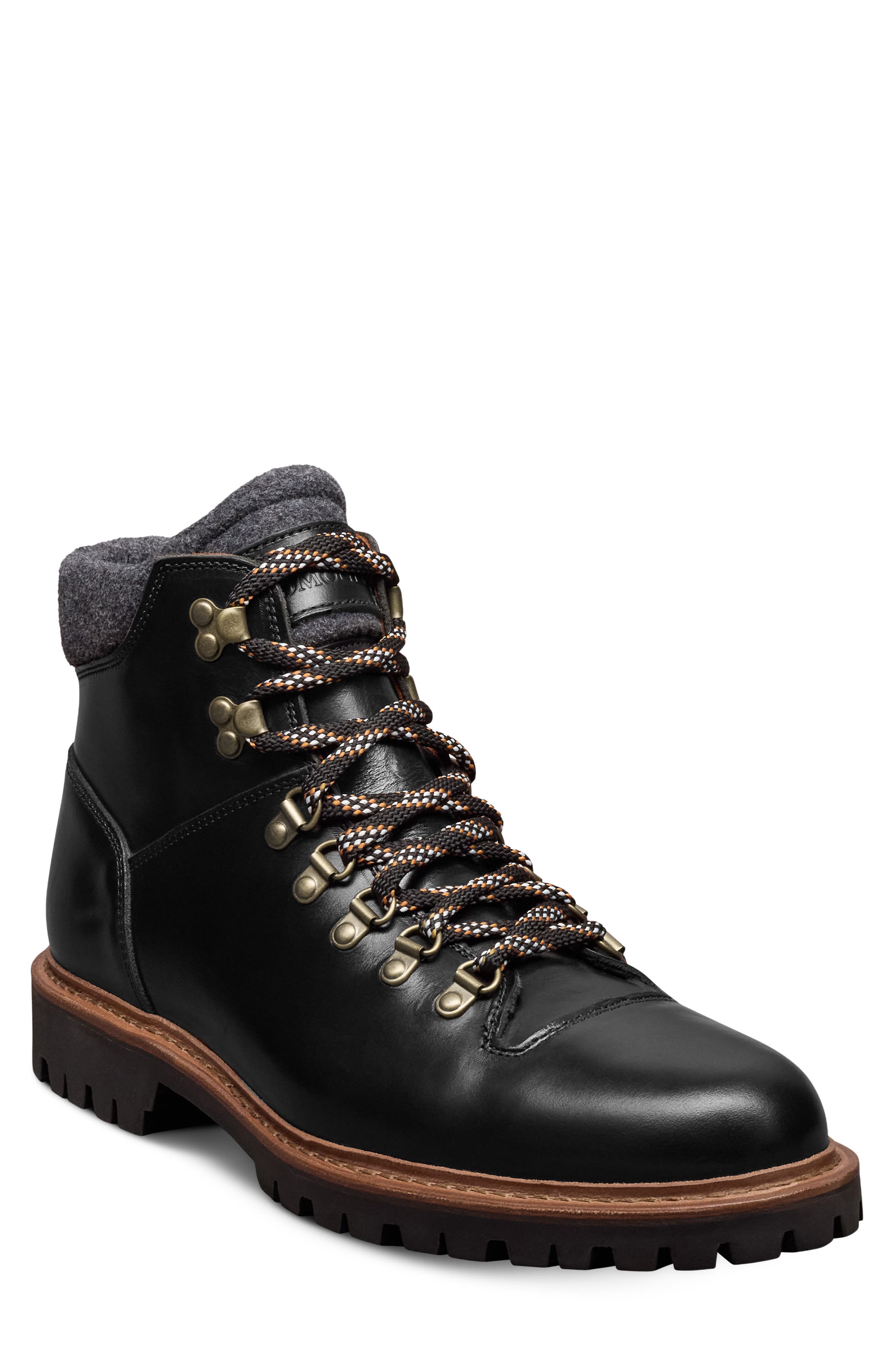 Whistler Waterproof Leather Boot, Main, color, BLACK