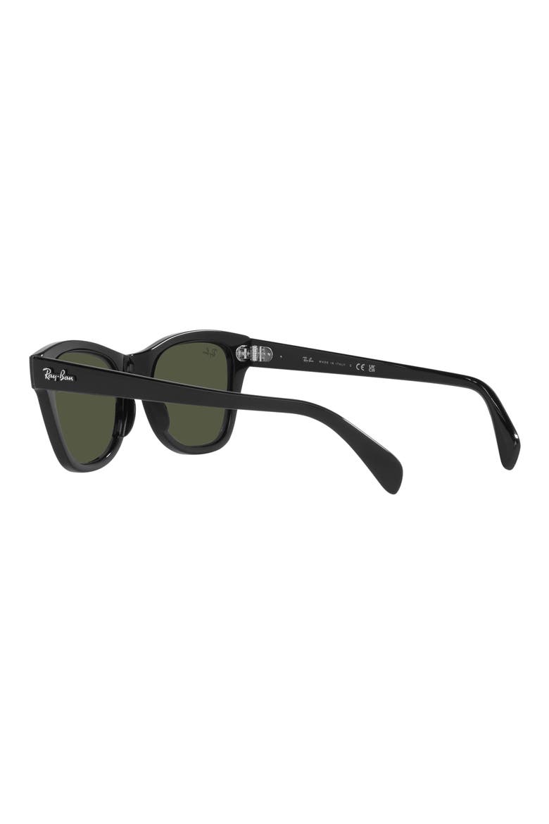 50mm Square Sunglasses, Alternate, color, BLACK