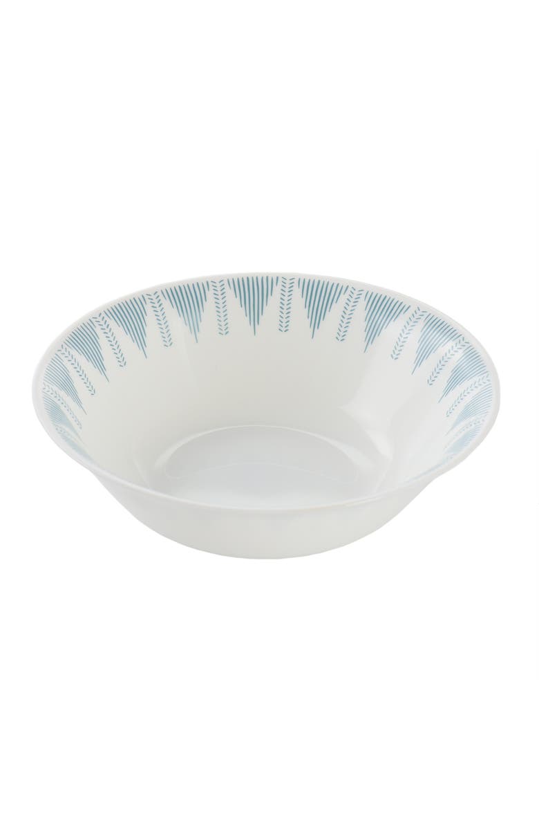 Ultra By Gibson Piper Point 12 Piece Opal Glass Dinnerware Set, Alternate, color, White