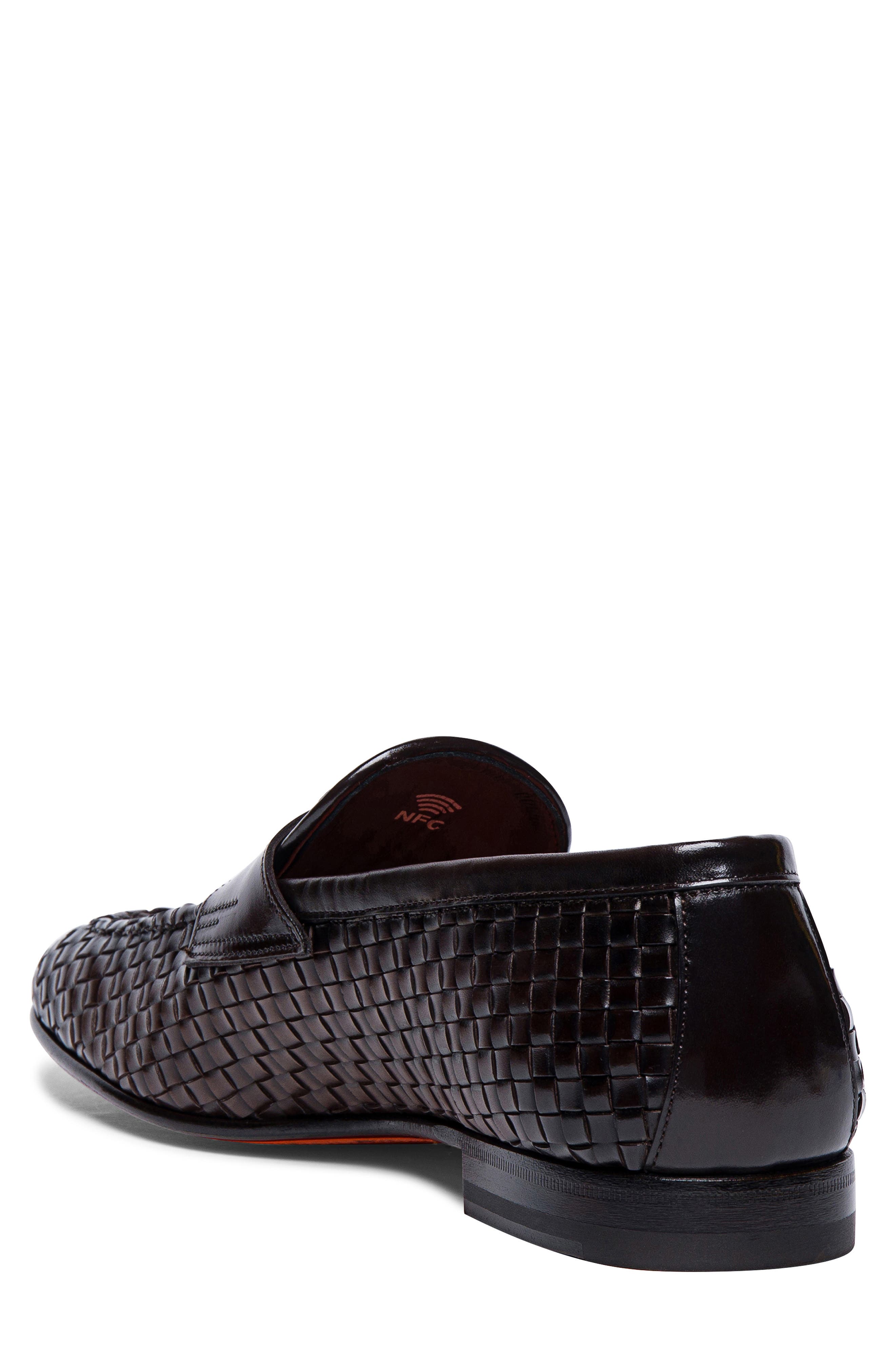 Santoni Gwendal Penny Loafer, Alternate, color, 