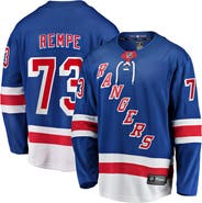 FANATICS Men's Fanatics Matt Rempe Blue New York Rangers Home Breakaway Jersey