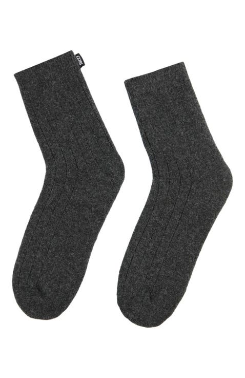 Trim Knit Bed Socks