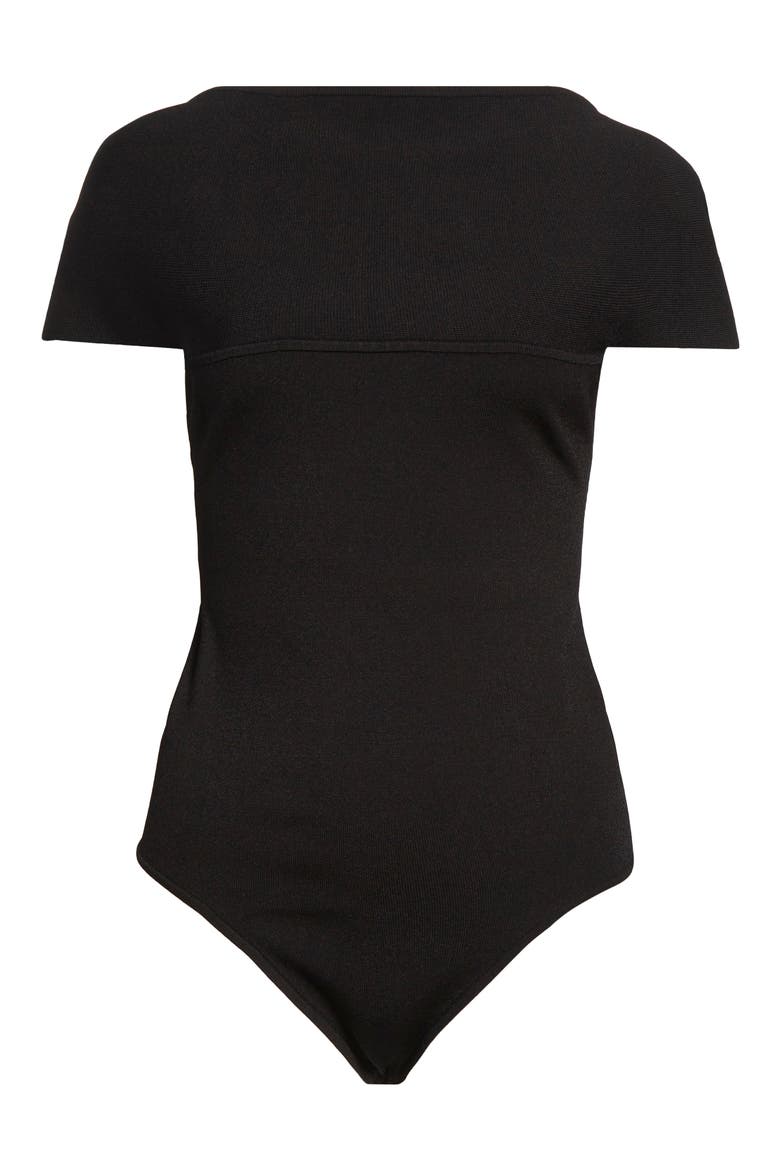 Basile Bodysuit, Main, color, BLACK