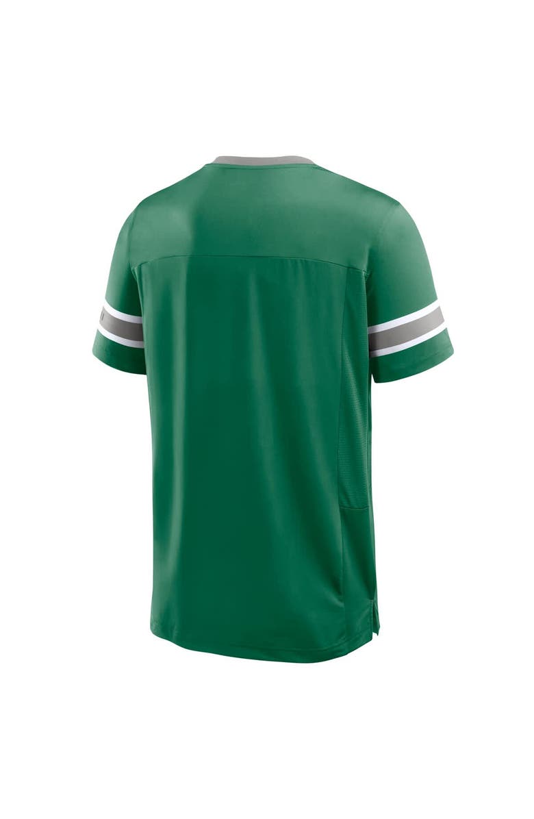 FANATICS Men's Fanatics Kelly Green Philadelphia Eagles Hometown Premium Hashmark V-Neck T-Shirt, Alternate, color, Kelly Green