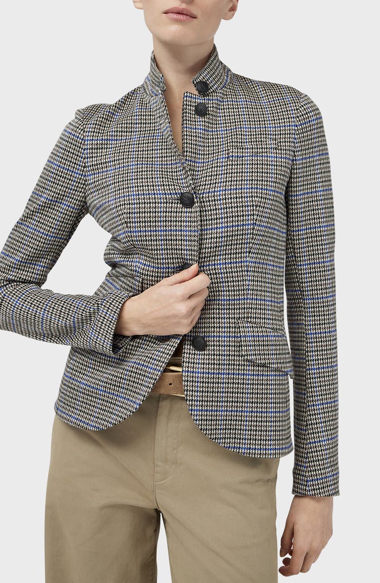 rag & bone Slade Slim Fit Houndstooth Blazer, Alternate, color,