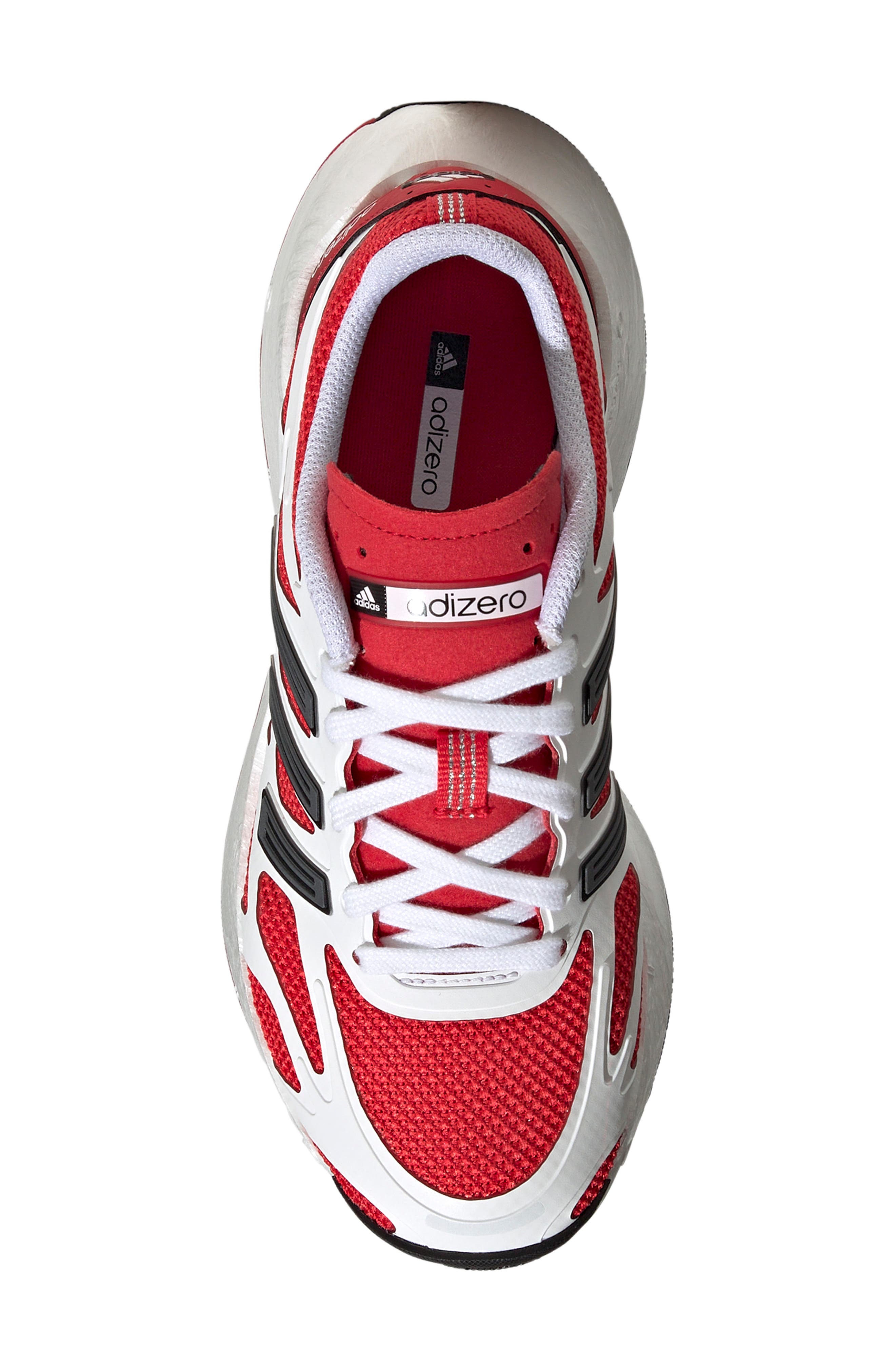 adidas Adizero Aruku Sneaker, Alternate, color, White/Pure Ruby/Black