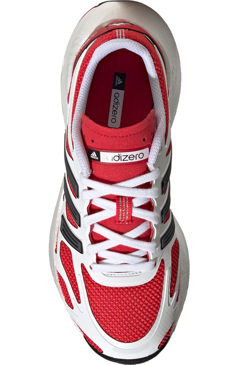 adidas Adizero Aruku Sneaker, Alternate, color, White/Pure Ruby/Black