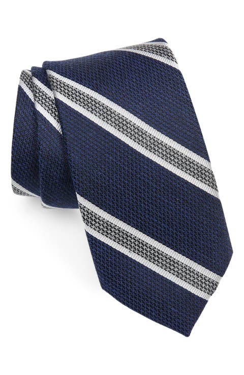 Russo Stripe Silk Tie
